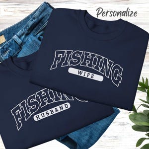 Personalize fishing sweatshirt anniversary gift for her him, custom fish sweatshirt for boss, fishing sweatshirt for uncle