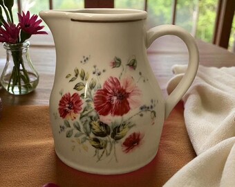 Royal Albert Rougefield Country Garden Jug Vintage Floral Creamer Pitcher England For Friends