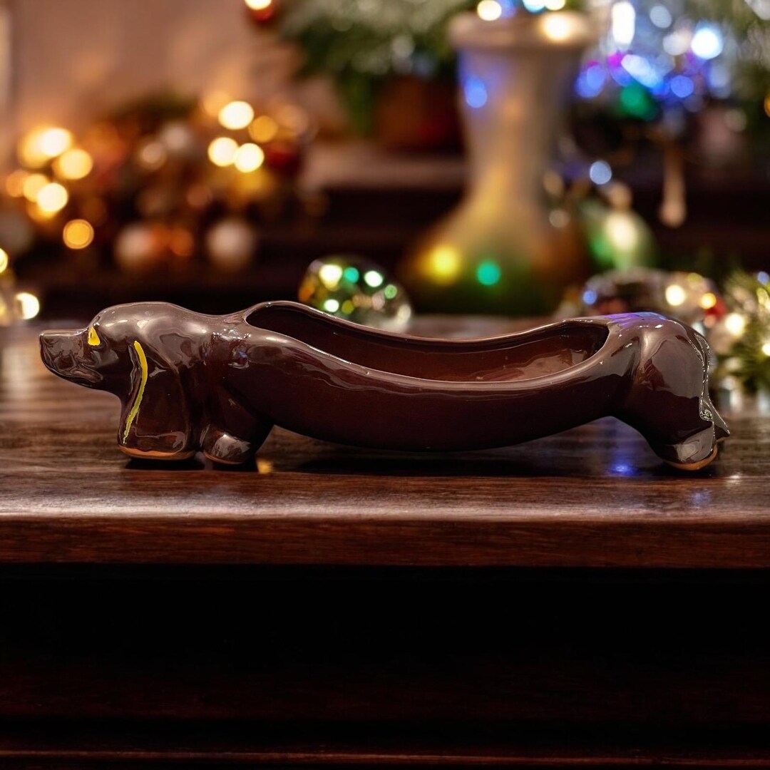 Vintage Dachshund Candy Dish Sausage Dog Gifts for Friends Etsy — free download