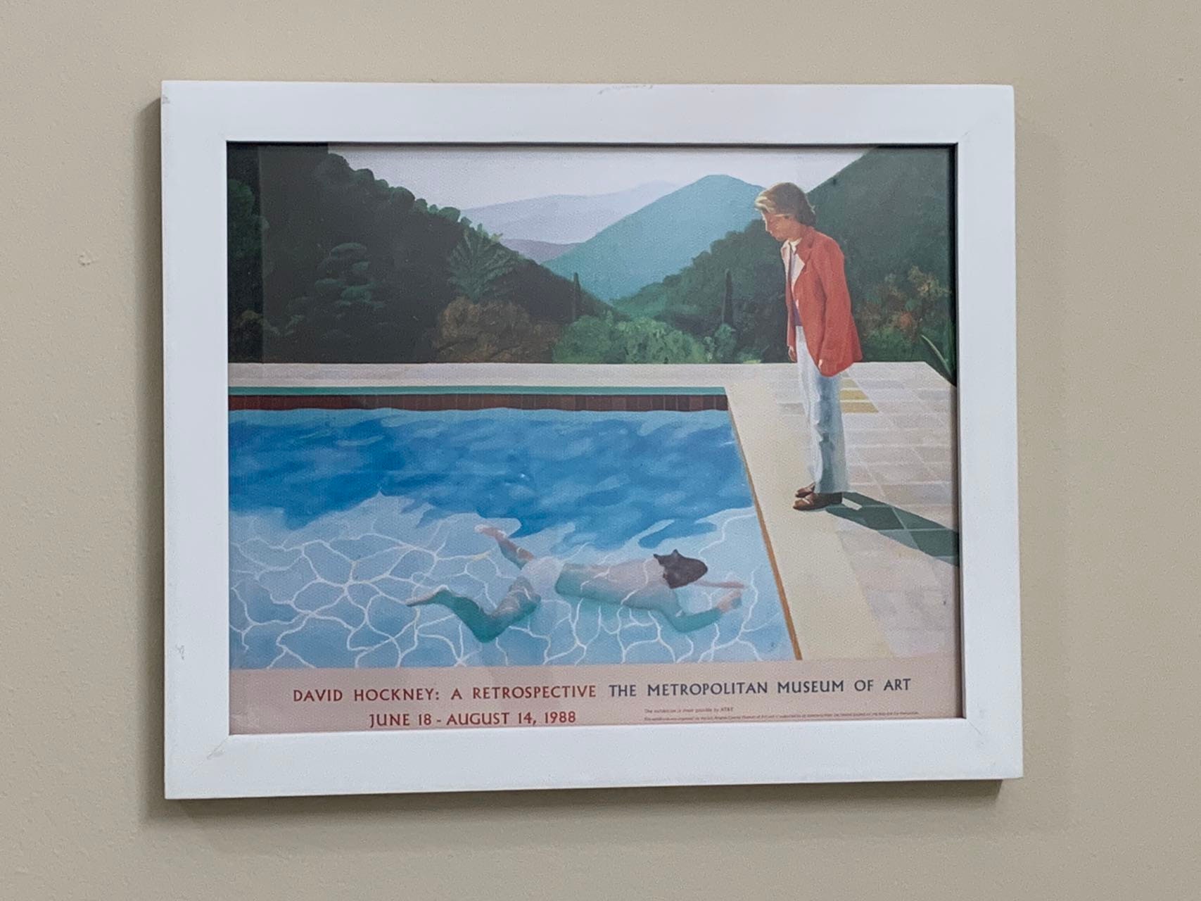 David Hockney Poster [framed] 9x11 In. - Etsy