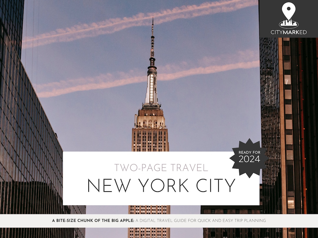 Twopage Travel New York City Digital Guide NYC Travel Guide Quick and