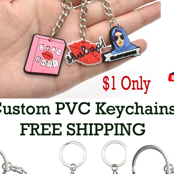 PVC Keychains, Free Shipping, Custom Made Pvc Keychain, Rubber Key Tags, Silicon Key Rings, Business Promotion, Give Away Gifts