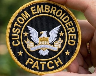 Custom Embroidered Patch – Logo, Event, Uniform – Your Design