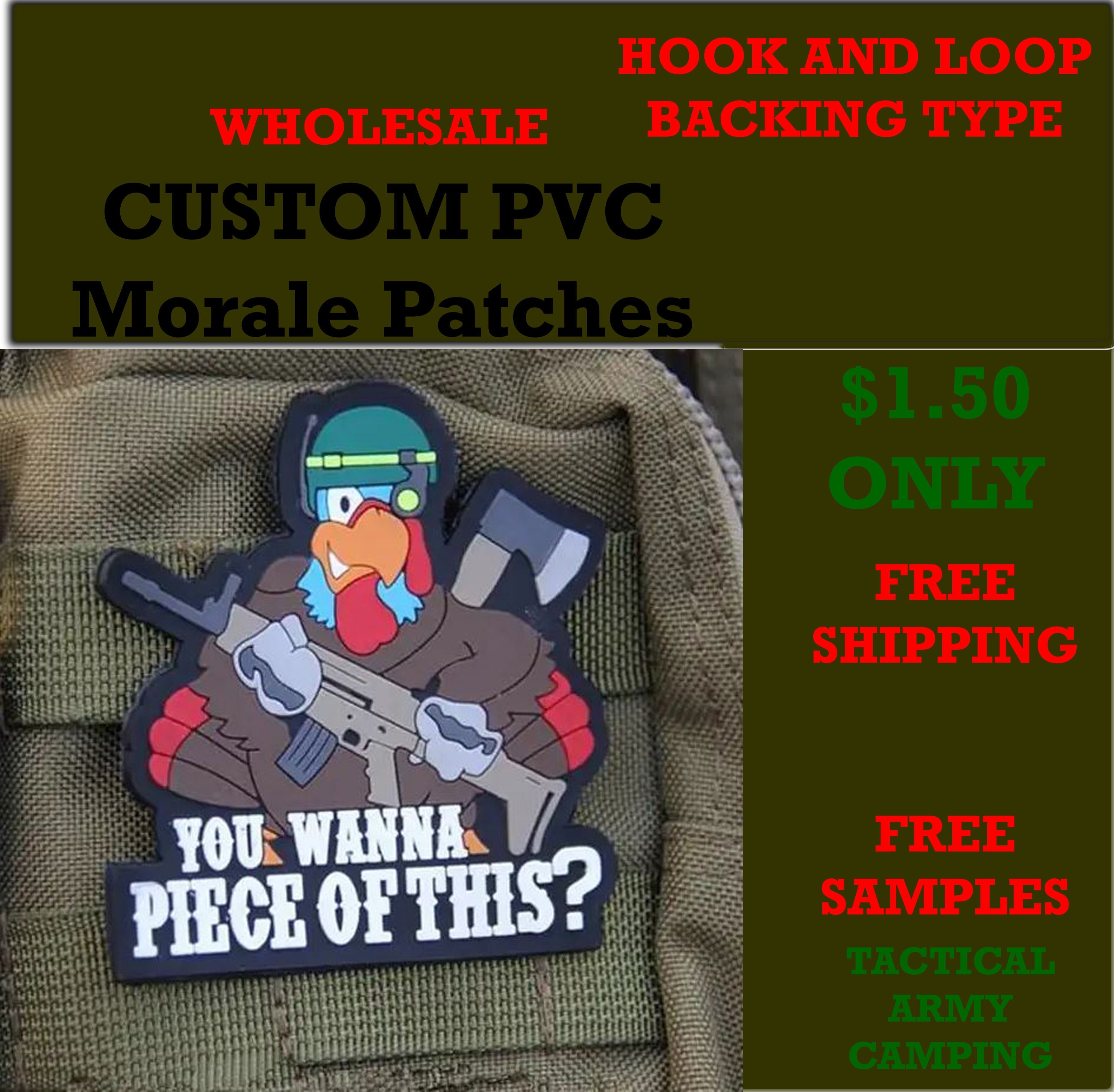 100 PVC Morale Patches, 3d-2d Pvc Patch, Tactical Morale Patch PVC, PVC  Morale Patch, Pvc Molded Rubber, Tactical Patch, Custom 3d Pvc Patch 