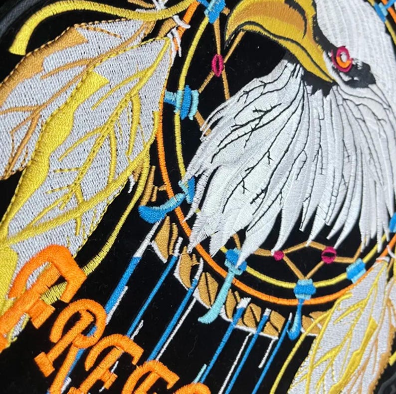 Back Patch Design Embroidered Jacket Back Patch, Biker Design, up to 15 Inch - Etsy