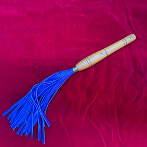 Wooden and Leather Play Flogger. Antique Upcycled Timber.