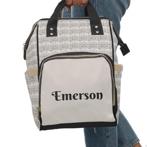 Custom Diaper bag Backpack, Personalized Baby Bag, gender neutral, Baby Shower, newborn gift, Toddler Travel Bag