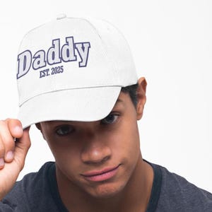 Grandpa, Daddy custom embroidered Dad Cap - Father&#39;s Day gift, new dad, new grandfather, pregnancy announcement, free shipping