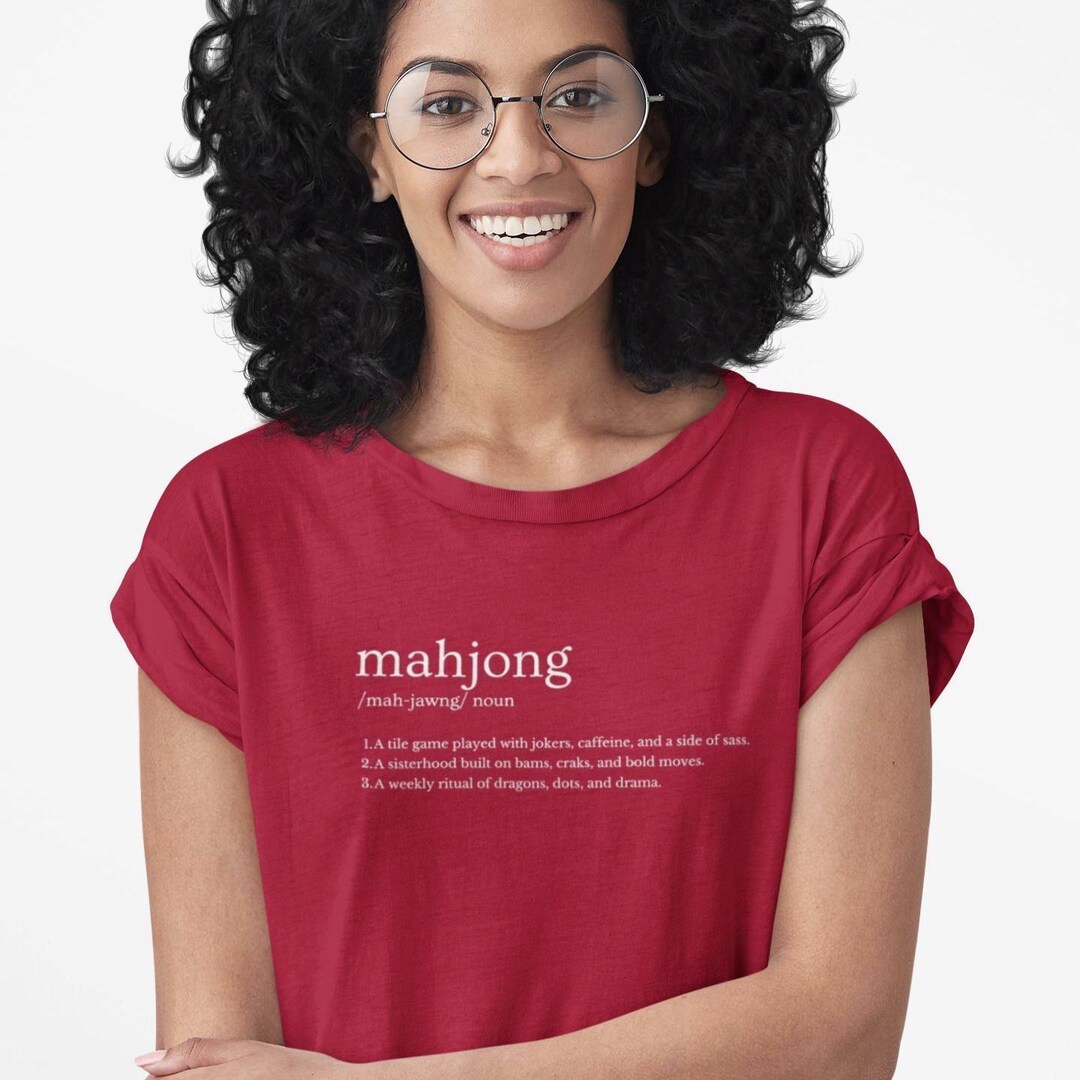 Funny Mahjong Definition T-shirt: Comfort Colors Game Night Tee - Etsy