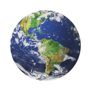 Planet Erde Runder Teppich: 156cm Teppich, Teppich für Weltraum, Klassenzimmer Teppich, Kinderzimmer Bild 5