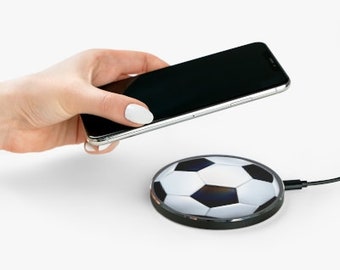 Sportliefhebber Draadloze telefoon oplader 10W iPhone Android honkbal basketbal tennis golf voetbal voetbal vaderdag cadeau tech accessoires