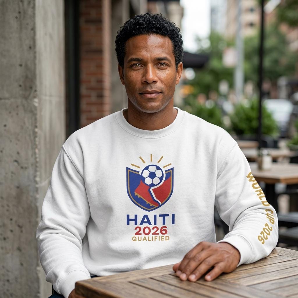 Haiti 2026 Soccer Team Sweatshirt, Grenadiers Futbol US CAN MEX