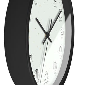 Reloj de pared del zodíaco celestial: decoración astrológica con horóscopo, arte de constelaciones cósmicas. imagen 5