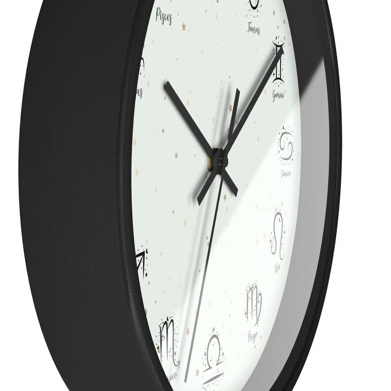 Reloj de pared del zodíaco celestial: decoración astrológica con horóscopo, arte de constelaciones cósmicas. imagen 5