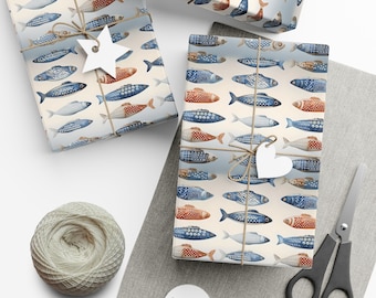 Carta da regalo Sardine: carta da regalo costiera francese, pesce in scatola, regalo del pescatore