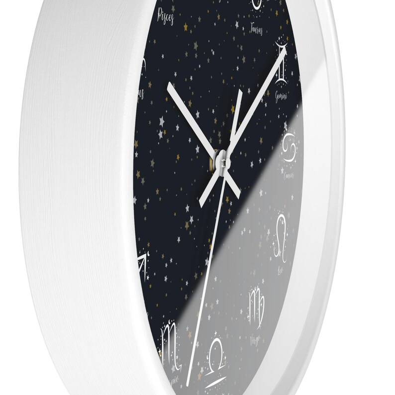 Reloj de pared del zodíaco celestial: decoración astrológica con horóscopo, arte de constelaciones cósmicas. imagen 7