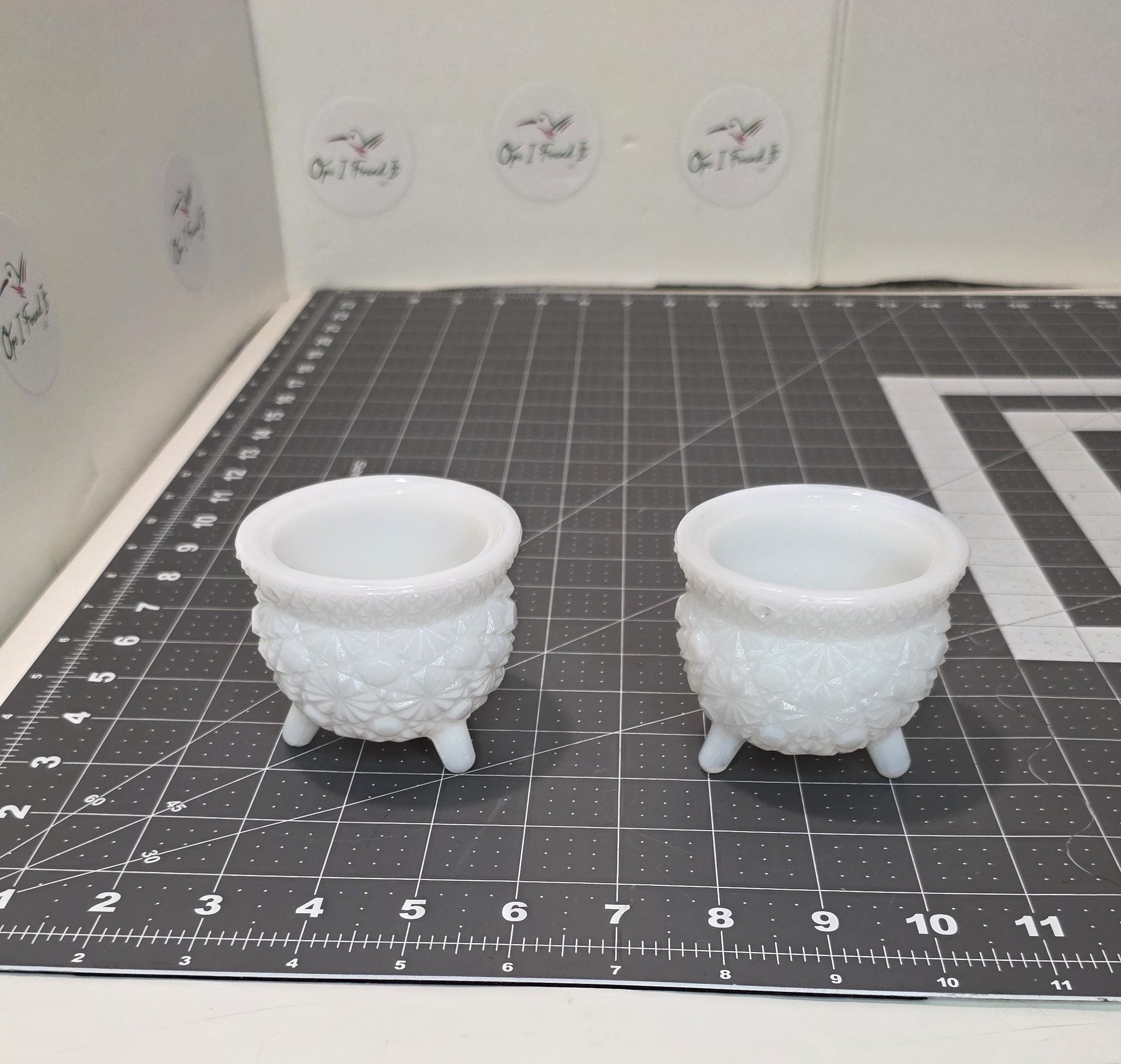 Milk Glass Cauldron - Etsy