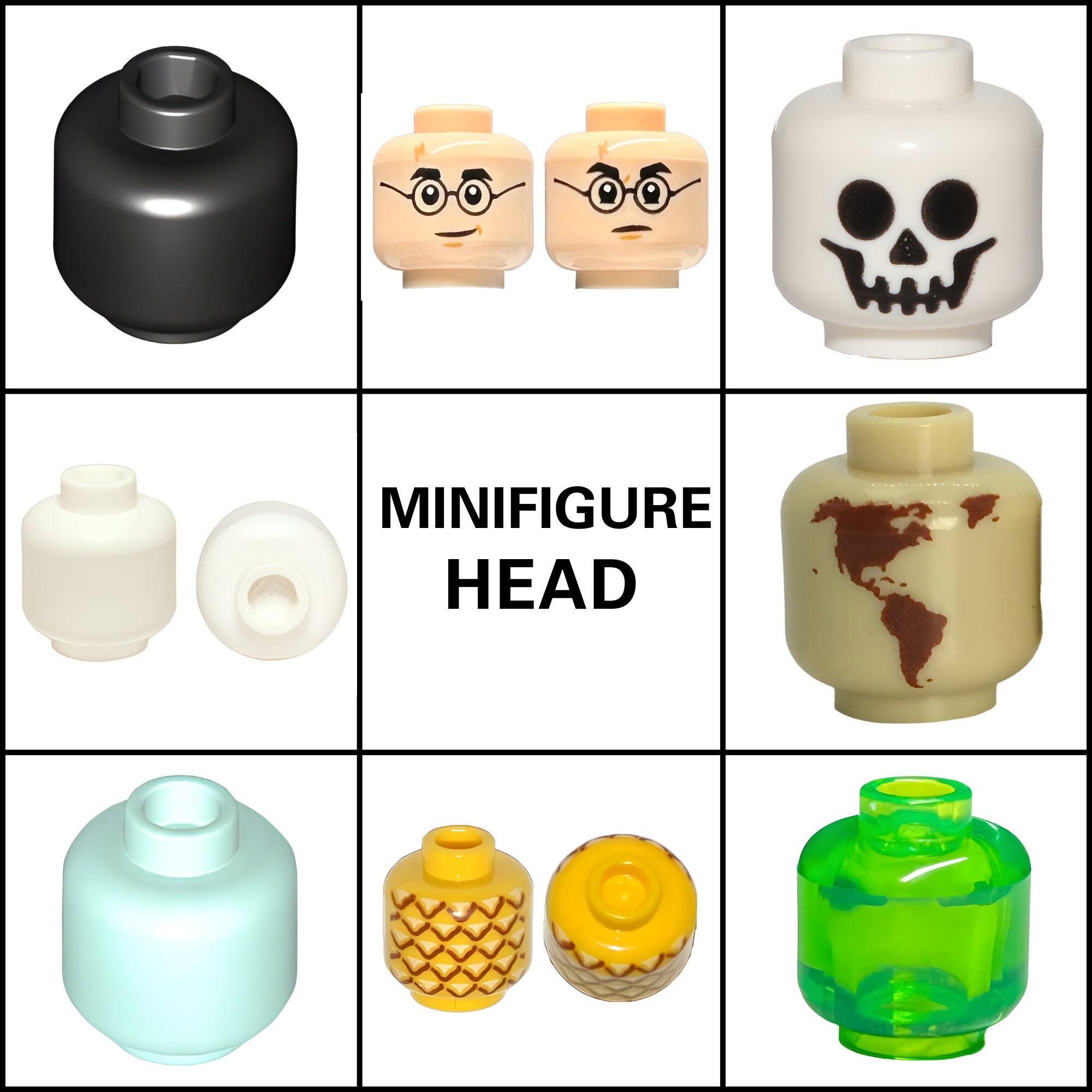 Lego minifigure heads hotsell