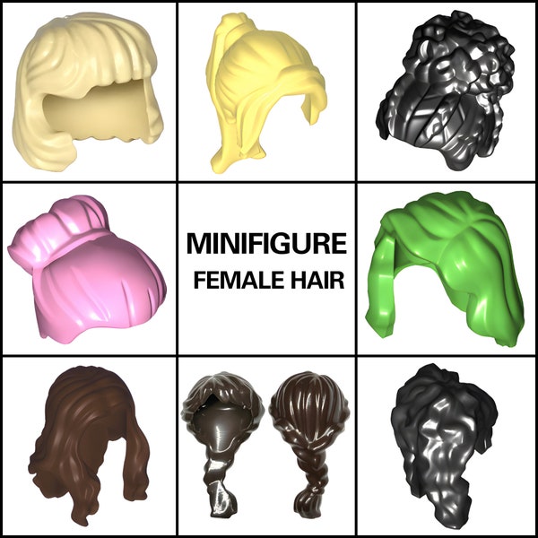 LEGO Parts - FEMALE Minifigure Hair Collection