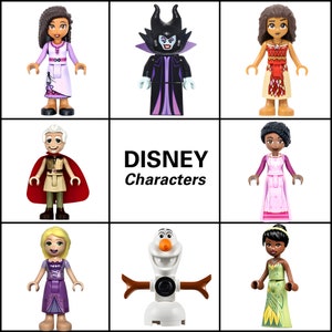 NEW & Authentic Disney LEGO Minifigures - Moana, Olaf, Rapunzel and More!