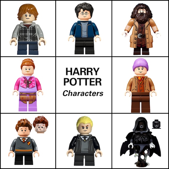 BRAND NEW LEGO Minifigure Harry Potter Characters Harry Draco Snapes Morea Etsy