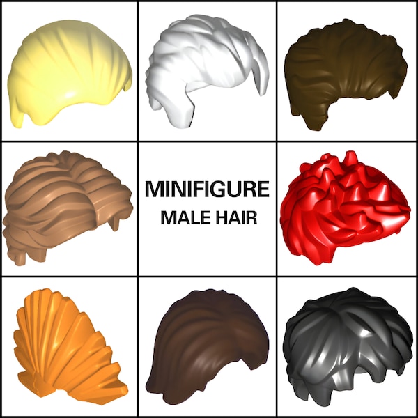 LEGO Parts - MALE Minifigure Hair Collection