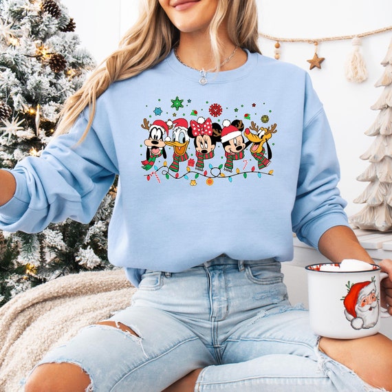 Mickey christmas sweatshirt deals