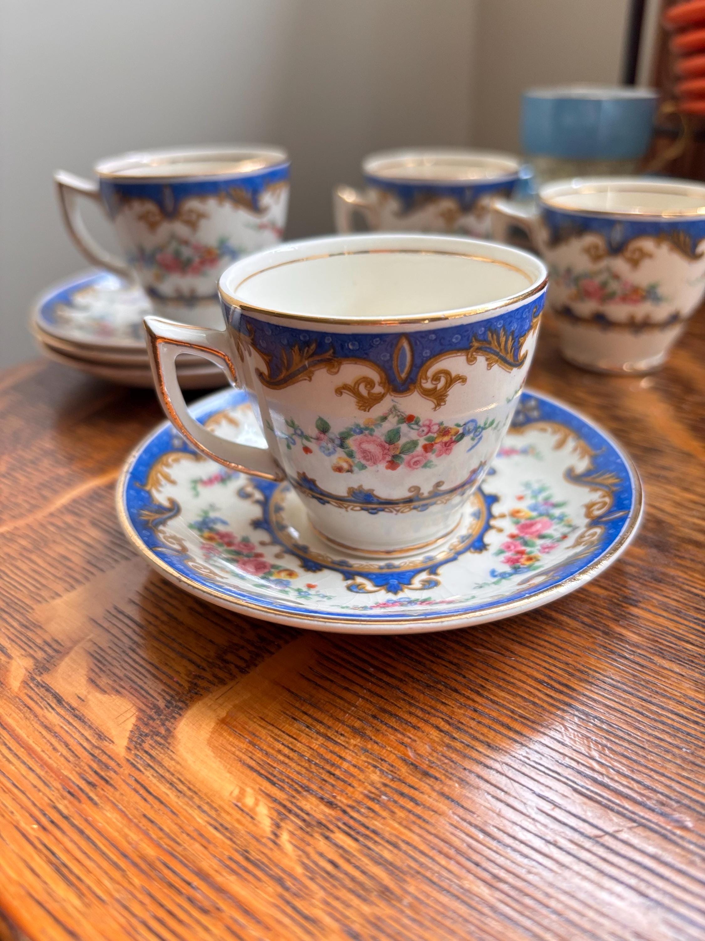 フランス　アンティークSèvres 花柄 八角形皿 Sevres China - Etsy
