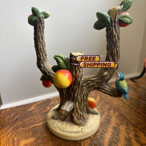 Hummel Apple Tree - 10 inches, Vintage Collectible Goebel Porcelain, Pottery Figurine