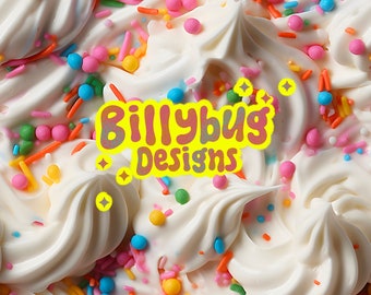 Frosting sprinkles Seamless pattern - birthday digital download repeating file - surface design digital paper