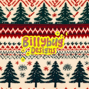 Kerst naadloos patroon - faux trui herhalend patroon voor oppervlakteontwerp - digitaal papier