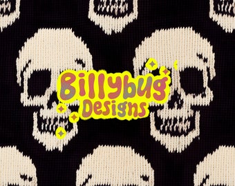 Skull seamless pattern - halloween repeating file for fabric sublimation - instant download digital paper surface design