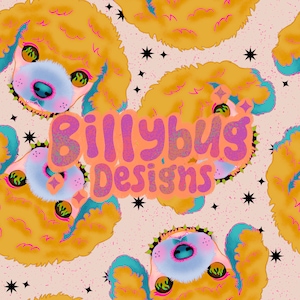 Patrón sin costuras Puppy Dog - archivo repetido malo hasta el hueso para la sublimación de tela- diseño de superficie de papel digital de descarga instantánea