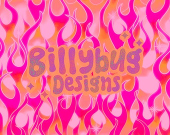 Y2K seamless pattern, airbrush flame repeating file for fabric sublimation, instant download digital paper surface design