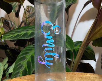 Vinyl Name Labels - Personalised Water Bottle Stickers - Custom Wedding Decor - Birthday, Bridesmaids, School Lunchbox, Stationery Decals
