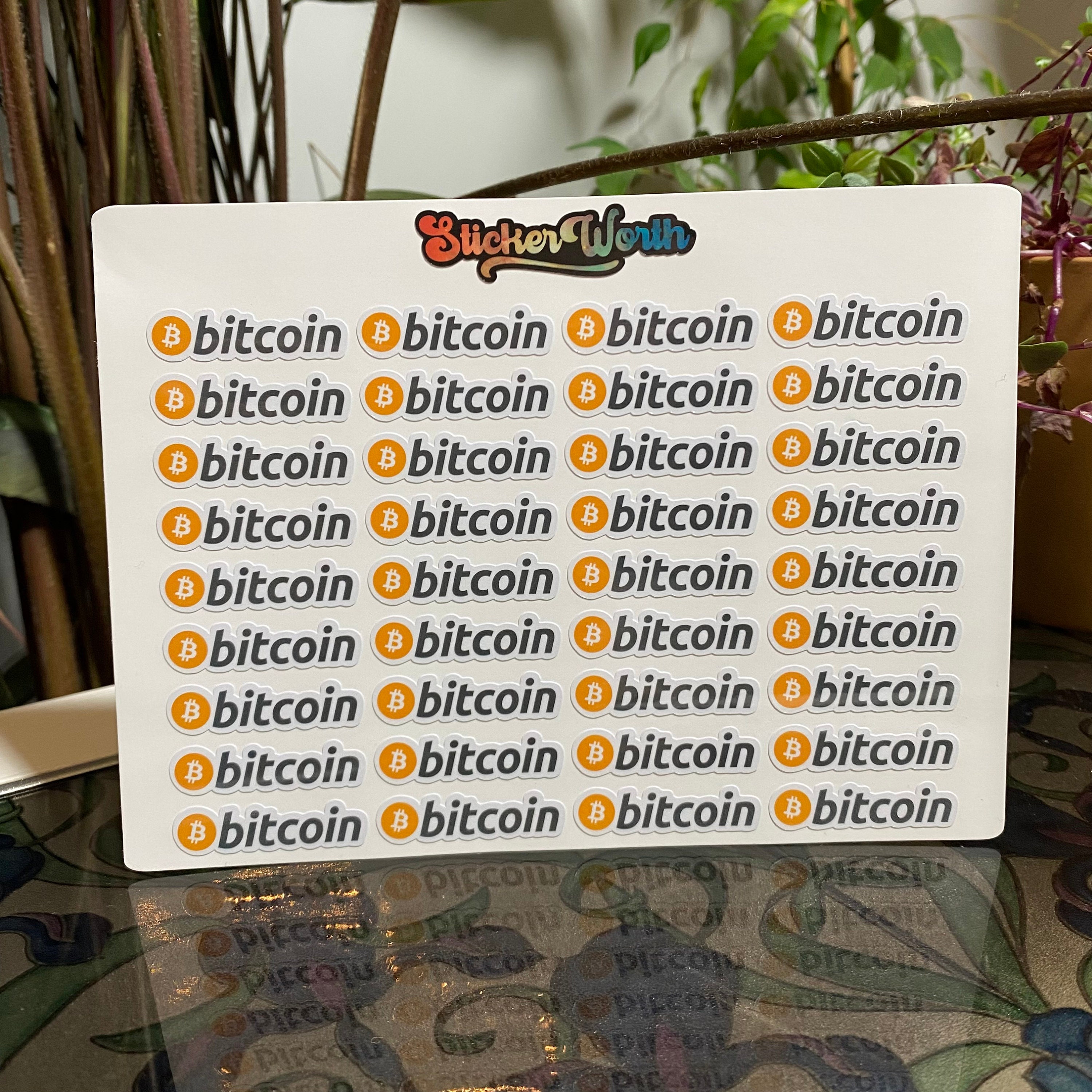 Crypto Sticker Sheet - Etsy