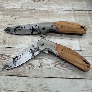 Engraved Pocket Knife Personalized Pocket Knife Hunting Gifts for Men Gift for Hunter Gift for Him Gift for Boyfriend, Knife, Boyfriend Gift