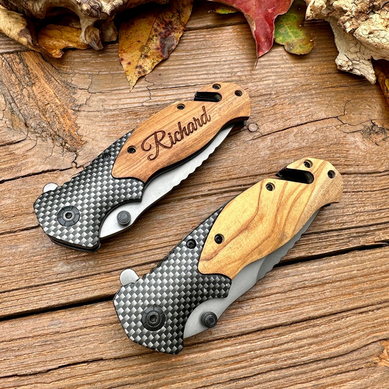 Engraved Pocket Knife Personalized Folding Knife Gift for Etsy