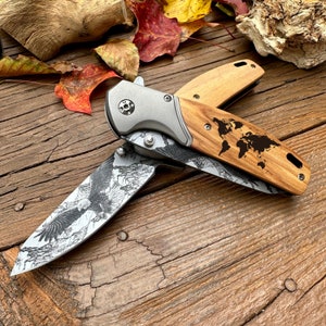 Personalized Pocket Knife Customized Pocket Knife Engraved Pocket Knife, Pocket Knife for Dad, Christmas Gift, Anniversary Gift