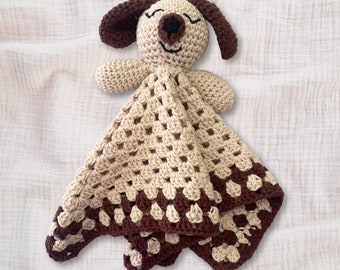 Puppy Lovey Crochet Blankie