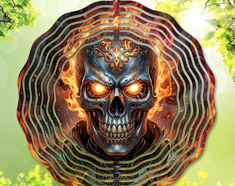 Ghost Rider PNG / Wind Spinner PNG / Flaming Skull / Motorcycle Sublimation / Skeleton png / Skull Png Diy / Gift for Dad (Digital Download)