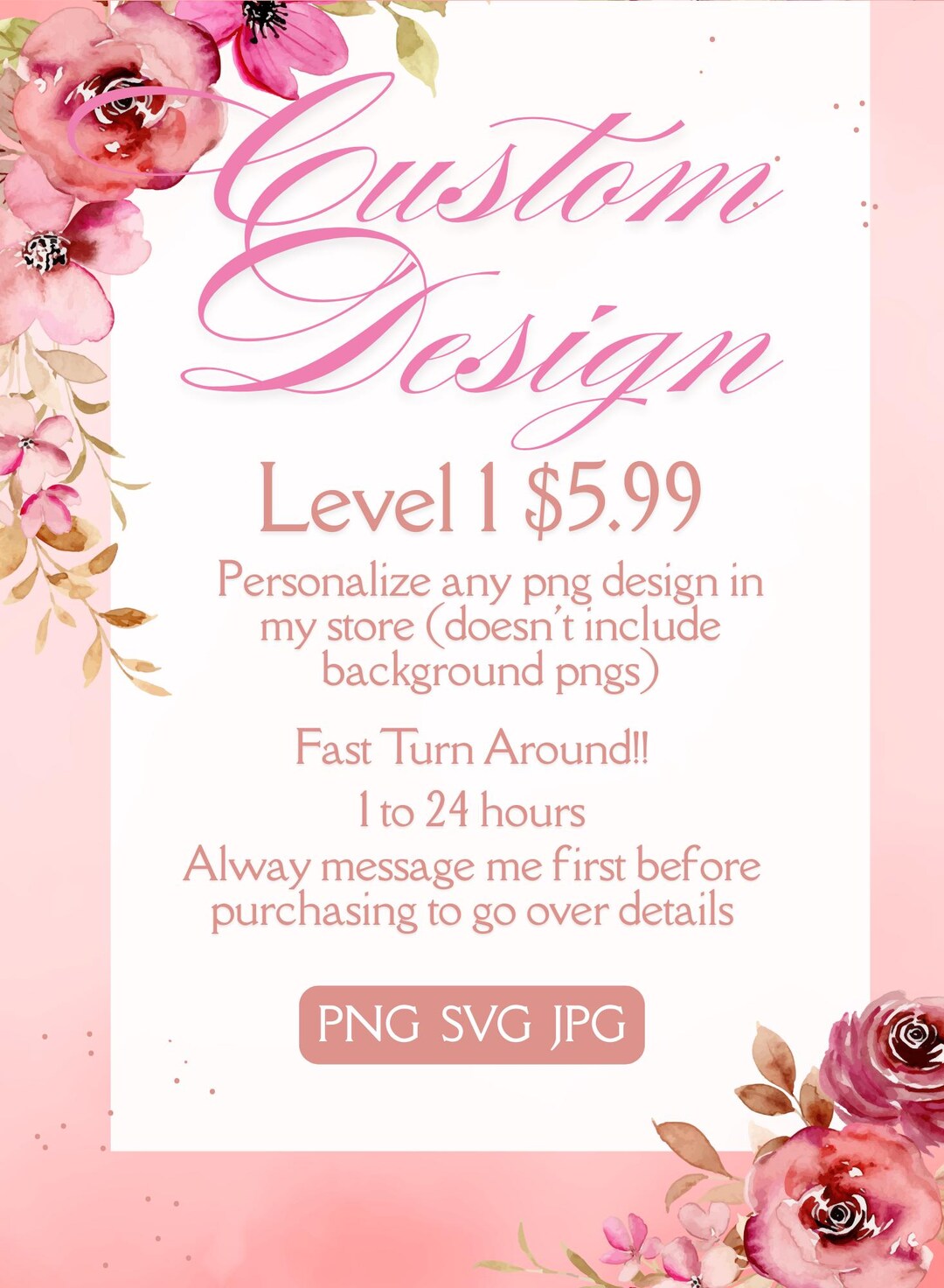 Custom PNG, Custom JPEG, Custom Svg, Custom Design, Create Your Own ...