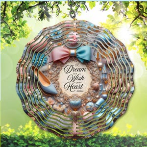 Verhalenboek windspinner png, digitale download, droom is een wens sublimatie png, sjabloon prinsessentuin spinner, werfdecor, doe-het-zelfcadeau