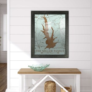 Custom Lake, River, Beach House Map, Lake House Decor, River House Decor, Beach House Decor,3D Maps, Best Seller