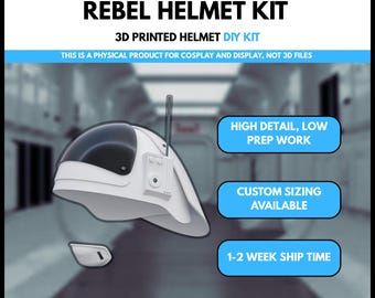 Kit de bricolaje para casco de soldado de la flota rebelde de Star Wars