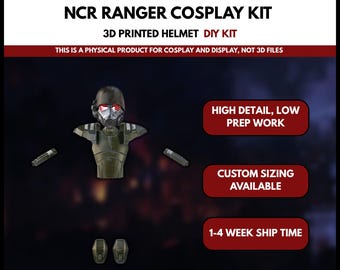 Kit de armadura de Ranger de la RNC: cosplay DIY de cuerpo completo impreso en 3D