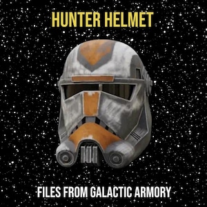 Bad Batch Star Wars Hunter Helmet - DIY 3D Print