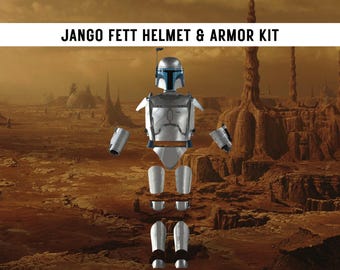 Kit de montaje de la armadura de Jango Fett de Star Wars