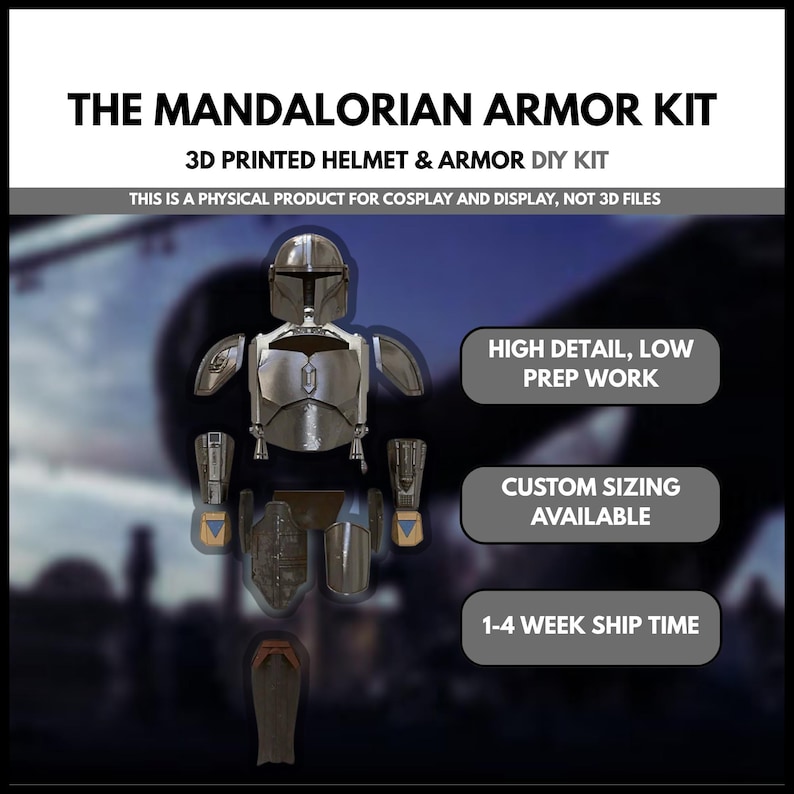 Star Wars Din Djarin DIY Armor Kit - Mandalorian Movie Cosplay image 1