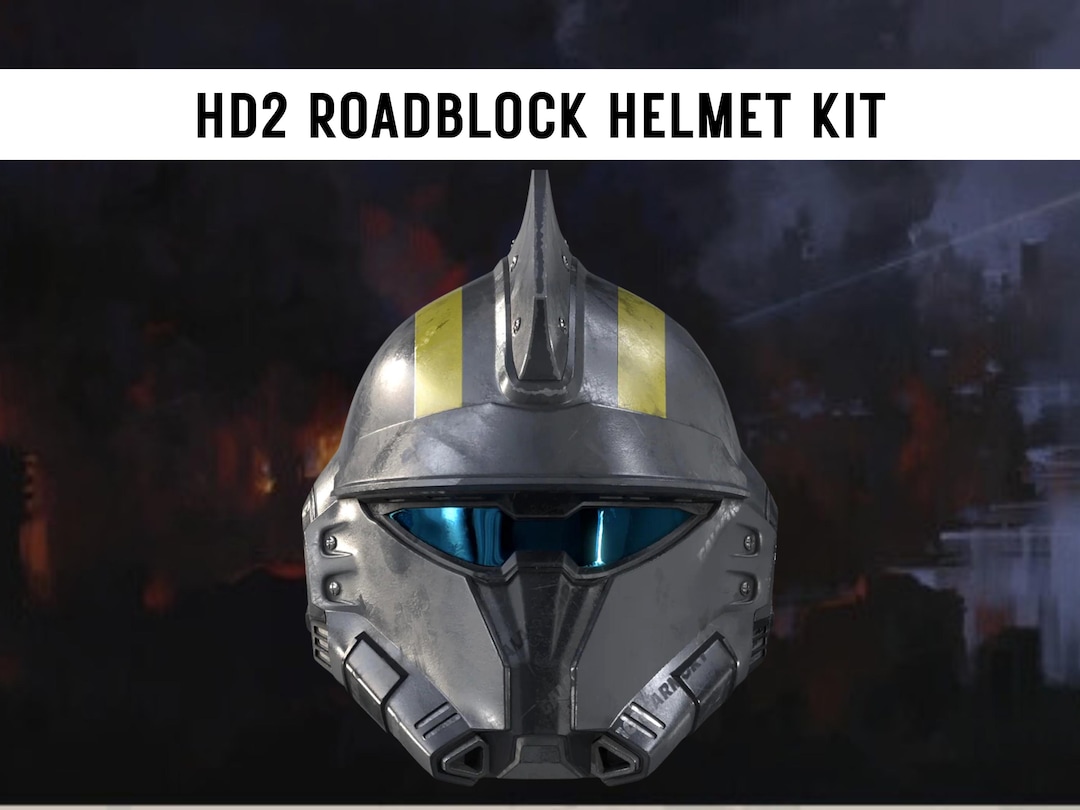HD2 Roadblock Helmet 3D Print Kit - Etsy